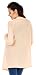 Zeta Ville - Women's Maternity Waterfall Knit Coat Wrap Cardi Lightweight - 335c (Apricot, UK 8/10/12)