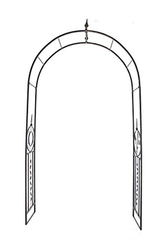 CLP Metall-Rosenbogen COTTAGE, Eisen pulverbeschichtet, Höhe 240 cm, Breite 137 cm, Tiefe 36 cm bronze - 2