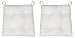 Produktbild sleepling 190198 Basic 20 bequemes Stuhlkissen / Sitzkissen für Indoor und Outdoor 2er Set weiß