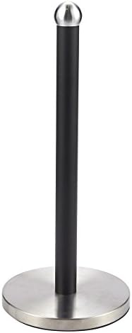 Juvale Paper Towel Holder, Stainless Steel Kitchen Accessories (Black, 14.3 in)