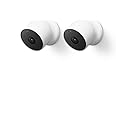 Google Nest Cam Outdoor or Indoor, Battery - 2nd Generation - 2 Pack