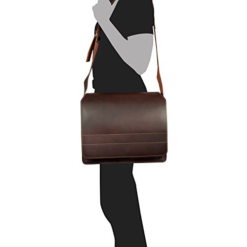 Große Aktentasche / Lehrertasche Größe XL aus Leder, für Damen und Herren, in verschiedenen Farben, Jahn-Tasche 675 - 4