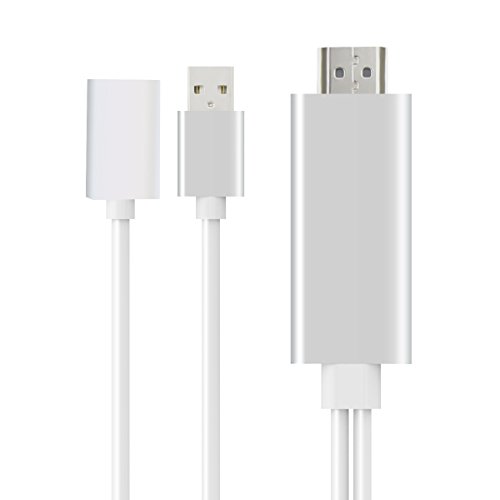El Mejor Precio Cable Adaptador HDMI, ELEGIANT Lightning a AV HDMI TV Compatibles con El iPhone 5s, SE 5 6 6 Más 5c, 6s 6s Plus, 7 7 Plus; iPad con Pantalla Retina, iPad Mini, Mini 2, Mini 3, Mini 4, Aire, Aire 2, iPad Pro, iPod Toque 5ª Generación, iPod Toque de 6ª Generación - Plata Comentarios