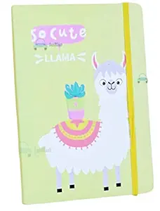 FunBlast Notebook Dairy ? Stylish Cartoon Dairy Natural Shade Paper Journal Diary, Fancy Design Diary Notepad for Girls, Boys School Supplies (Random Color) (Pack of 1 Pcs)