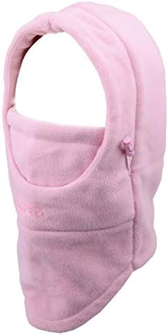 AzarxisKids Balaclava Thermal Fleece Hat Winter Warm Neck Warmer Hood Windproof Full Face Cover Cap Adjustable for Boys Girls Cycling Skiing Skating Snowboarding Hiking