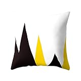 Youdong Housse de Coussin 45 x 45 cm Coton et Lin Décoratif Taie d'oreiller de Voiture Canapé Maison Décor Housses de Coussin Géométrique Motif Taie d'oreiller pour Canapé Maison Salon Chambre