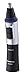 Panasonic ER-GN30 Nose, Ear and Facial Hair Trimmer Wet/Dry with Vortex Cleaning System, Black