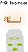 brother max® 6-in-1 Baby Thermometer - Projection Digital Thermometer, Non-Contact, Silent and Easy to Use, Accurately Measure Temperature of a Room, Bath Water, Food, Liquid and Skin. (White/Green)