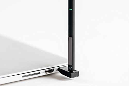 Adonit Dash 2 Stylus mit feiner Spitze – silber [iOS & Android | Aluminium | 1.9mm dünne Spitze | Integrierter Akku | Trageclip] – ADJD2S - 4