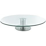 Lily Cook KA1742 plana de tarte-fromage inoxidable/cristal transparente 30 x 30 x 7 cm)