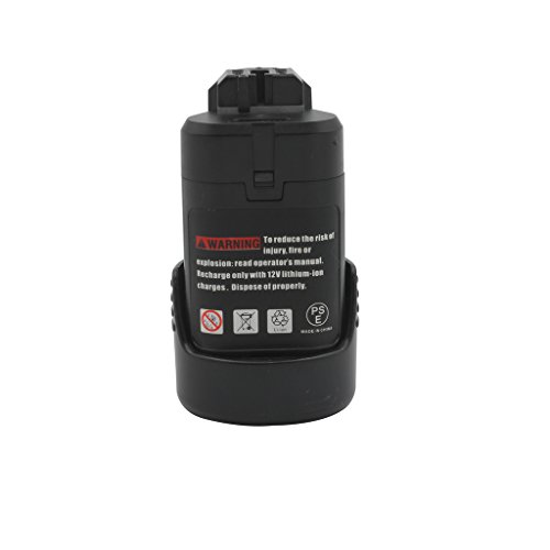 KINSUN 2-Pack Elektrowerkzeug Akku 10.8V 1.5Ah Li-Ion für Bosch 2 607 336 013 2 607 336 014 BAT411 BAT411A BAT412A - 2