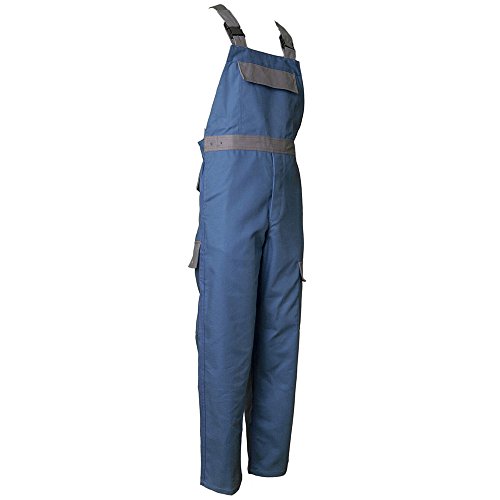 Planam Latzhose Major Protect, größe 54, kornblau / grau / mehrfarbig, 5230054 - 2