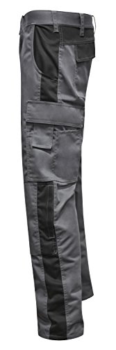 KERMEN – Arbeitshose Berlin Pro Bundhose 280 GR Schwarz Grau – made in EU - 2