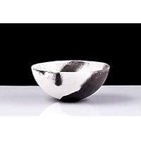 Edle Dekoschale in schwarz/weiss M | Unikat handmade | Geburtstagsgeschenk | Einzigartiges Geschenk zum Muttertag | Geschenk