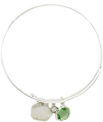 DCK Birthstone Bracelet Bangle Pendant Crystal Gold Silver Plated Jewellery for Women