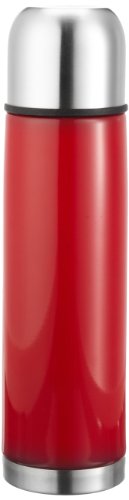 alfi 5447202075 Isolierflasche isoTherm Eco, Edelstahl rot 0,75 l
