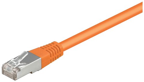 Goobay CAT5e FTP Netzwerkkabel (2x RJ45, 0,25m) orange