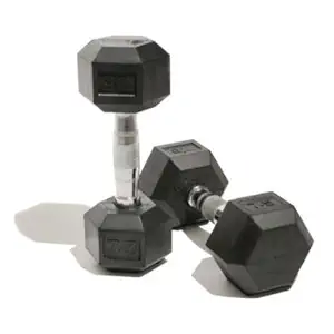 Body Maxx 78007 Rubber Dumbbell Set, 7.5Kg Pack of 2