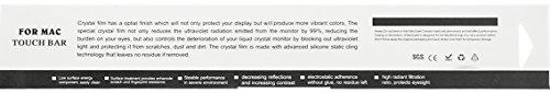 Schutzfolie für Touchbar, Kristallklar Schutz für Apple MacBook Pro 15″ und Macbook Pro 13″ (ab 2016), - 3