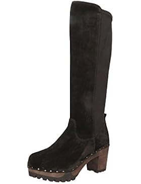 Softclox Ozeana | Stiefel Velour Strech - schwarz