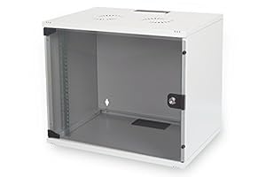 DIGITUS Professional 7HE Netzwerk Wandgehäuse / Wandschrank UNMONTIERT, SOHO Compact-Serie, 370x540x400 mm, grau (RAL 7035)