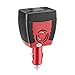 Produktbild CHOULI 150W Auto Wechselrichter Adapter USB Ladegerät Netzteil 12V DC auf 220V AC Black & Red