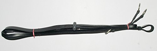 The Pig Oil Company Leather Running Martingale (Cob, Black)