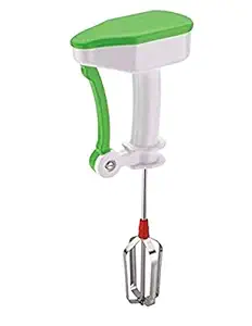 Growskv Power Free Manual Hand Blender Whisker and Churner for Multi Purpose use Like Egg & Cream Beater, Milk Shake Maker, Lassi, Butter Milk Mixer (Multicolor)