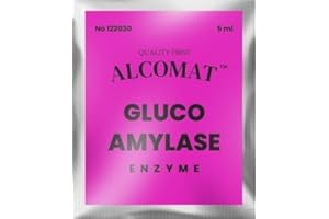 Alcomat GLUCOAMYLASE Enzyme | zur Verzuckerung beim Maischevorgang | Alkohol Gärhefe, Hefe Brennhefe| 5ml| 1 Stück