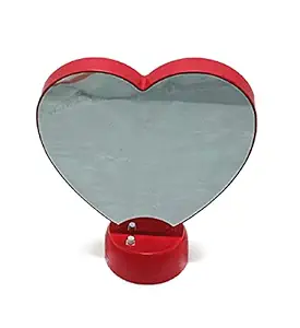 Photo Frame for Birthday/Valentines/Anniversary Gifting & Decoration (Heart Shape Magic Mirror)