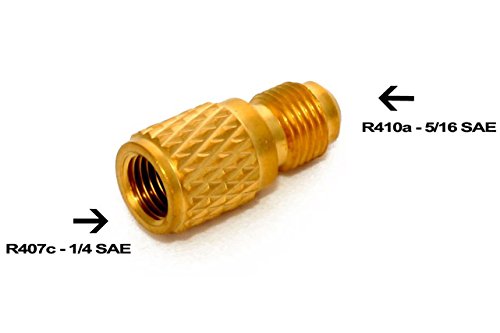 Kältemittel R407c Adapter 1/4 SAE-f auf 5/16 SAE-m