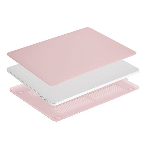 MOSISO MacBook Pro 15 Hülle 2016 – Ultra Slim Hochwertige Plastik Hartschale Tasche Schutzhülle Snap Case für NEUESTE MacBook Pro 15 Zoll (2016 Freisetzung) A1707 mit Touch Bar and Touch ID, Rose - 5