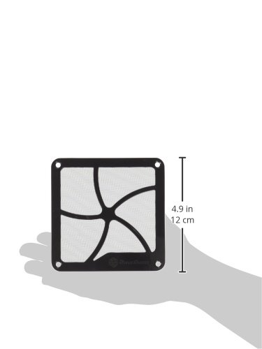 SilverStone SST-FF122B – 120 mm Lüfterabdeckung mit Staubfilter, Magnet-Montage, schwarz - 5