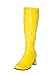Produktbild Kostüm Kniehohe Stiefel 60s 70s Retro Look GoGo-Stiefel - Gelb, 7