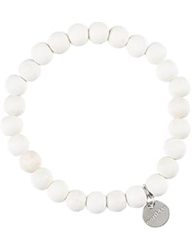 Aarikka ARIEL Armband aus Holzperlen, weiß