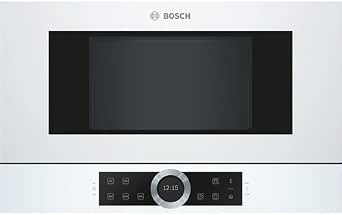 Bosch BFL634GW1 Serie 8 Microonde da incasso / 900 W / 21 L/battuta porta  destra/bianco/AutoPilot 7 / Potenza automatica in base al peso : Amazon.it:  Casa e cucina