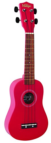 Vintage VUK15RD - Ukelele soprano (tipo vintage), color rojo