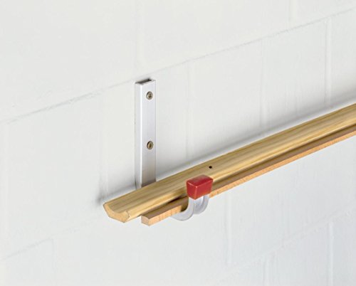 GAH-Alberts 805555 Wandhaken, abgewinkelt, Aluminium, 190 x 200 mm / 1 Stück - 2