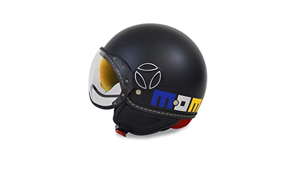 Casco Jet MOMODESIGN FGTR EVO Limited Edition Nero Logo decorativo taglia  XS : Amazon.it: Auto e Moto
