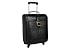 Nerita Leather Trolley Bag in Black Color with Four wheels and Laptop compartments (NE_98) RS.5900.00