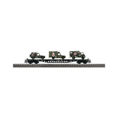 Preisvergleich Produktbild Märklin 47015 - 4MFOR Bundeswehr Flachwagen