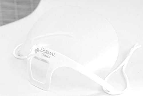 Hygienemaske Mundschutz für Kosmetikstudio Salon Microblading Tattoo Service 1 Stück Farbe weiß, Größe: 14 x 10.5cm Dermal Vital® - 2