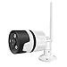 Produktbild Jugendhj Drahtlose Überwachungskamera im Freien wasserdichte WiFi IP-Kamera mit FHD 360 ° Weitwinkel Fischauge Drahtlose WiFi-Kamera Home Surveillance Bullet-Kamera mit Bewegungserkennung