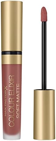 Max Factor Colour Elixir Soft Matte, Rossetto Matte Lunga Durata Idratante, 10 Muted Russet