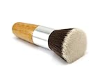 Neverland Flat Top Bamboo Wooden Foundation Powder Bronzer Make up Brush