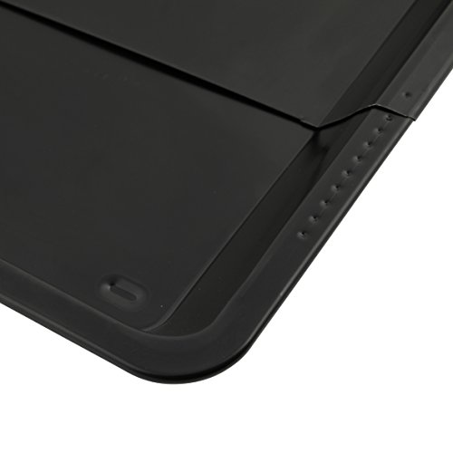 Axentia Universal Backblech zum Ausziehen, schwarze Kuchenform, 33 bis 52 cm, ideal in jedem Backofen, ob für Pizza oder für kreative Blechkuchen, antihaftbeschichtetes Kuchenblech mit etxtra hohem Rand 2,5 cm, hitzebeständig bis 250°C - 5