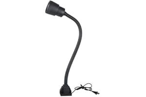 XUNDE Lampe LED flexible 5 W 220 V pour travaux de machine avec vis de fixation/fraisage CNC (220 V)