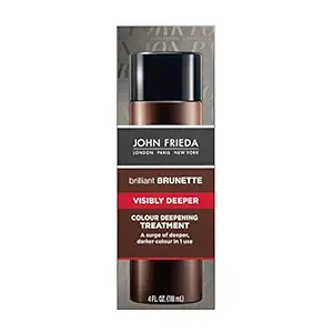 John Frieda Brilliant Brunette Visibly Deeper Colour Deepening Treatment, 4 Ounce