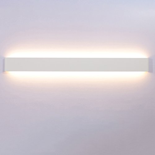Preisvergleich Produktbild William 337 Wandleuchte Schlafzimmer Nachttisch LED Wandleuchte Wohnzimmer Flur Treppe Weiß Wandleuchte Einfache moderne rechteckige Wandleuchte (Farbe : C)
