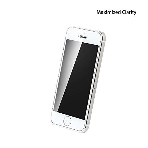 [2 Front+1 Back] Iphone SE/5s/5c/5 Screen Protector, KlearlookÂ® [3D
Touch Compatible] 2-Pack Crystal Clear Tempered Glass Screen Protector+
1-Pack Matt Back PET Film-99.9% Transparent HD Shield / 9H Hardness /
Shatter-Proof + Bubble-Free